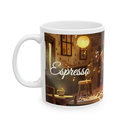 ‘Espresso Yourself’ Ceramic Mug (11oz, 15oz)