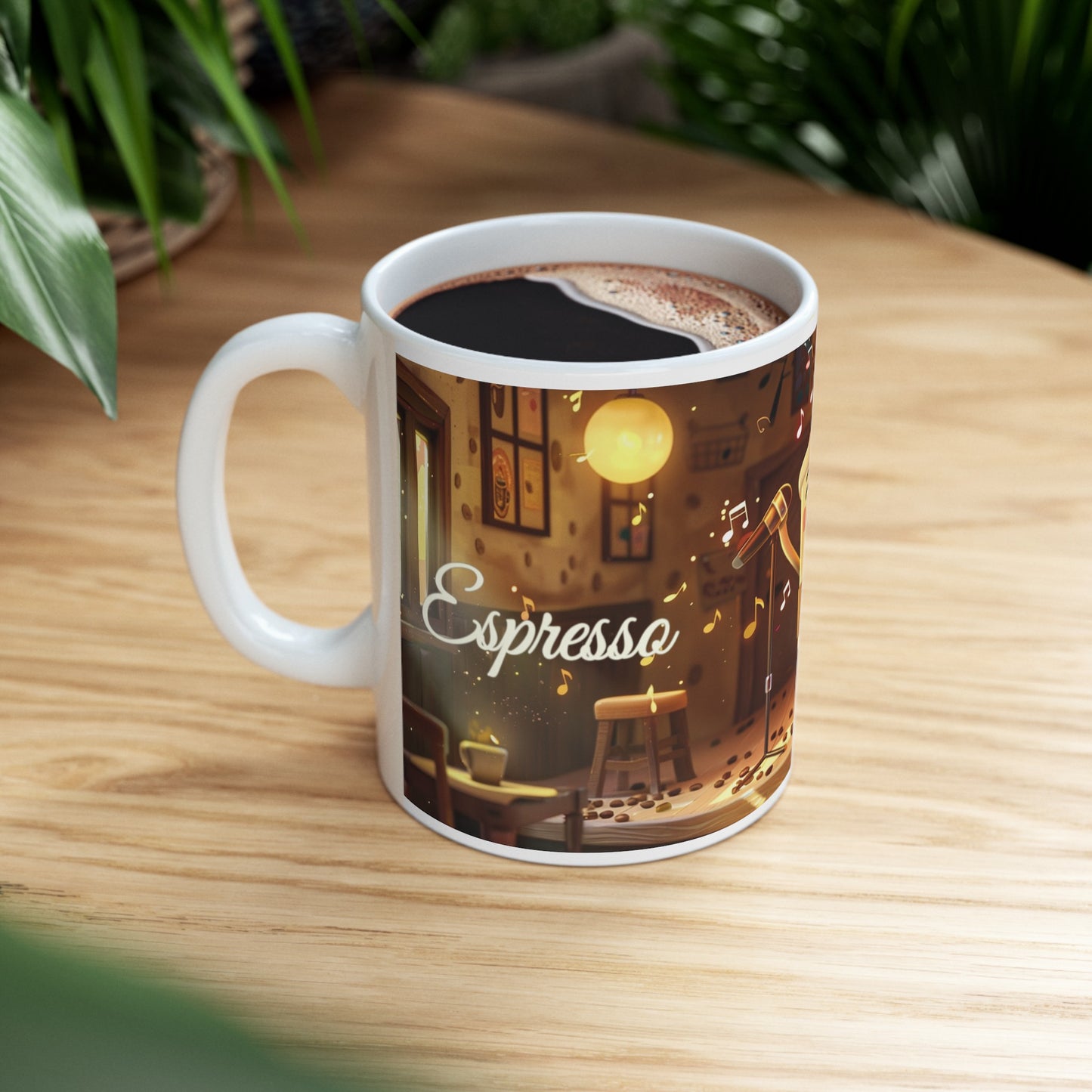 ‘Espresso Yourself’ Ceramic Mug (11oz, 15oz)