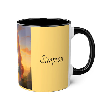 Mona Lisa "Simpson" Coffee Mug 11oz