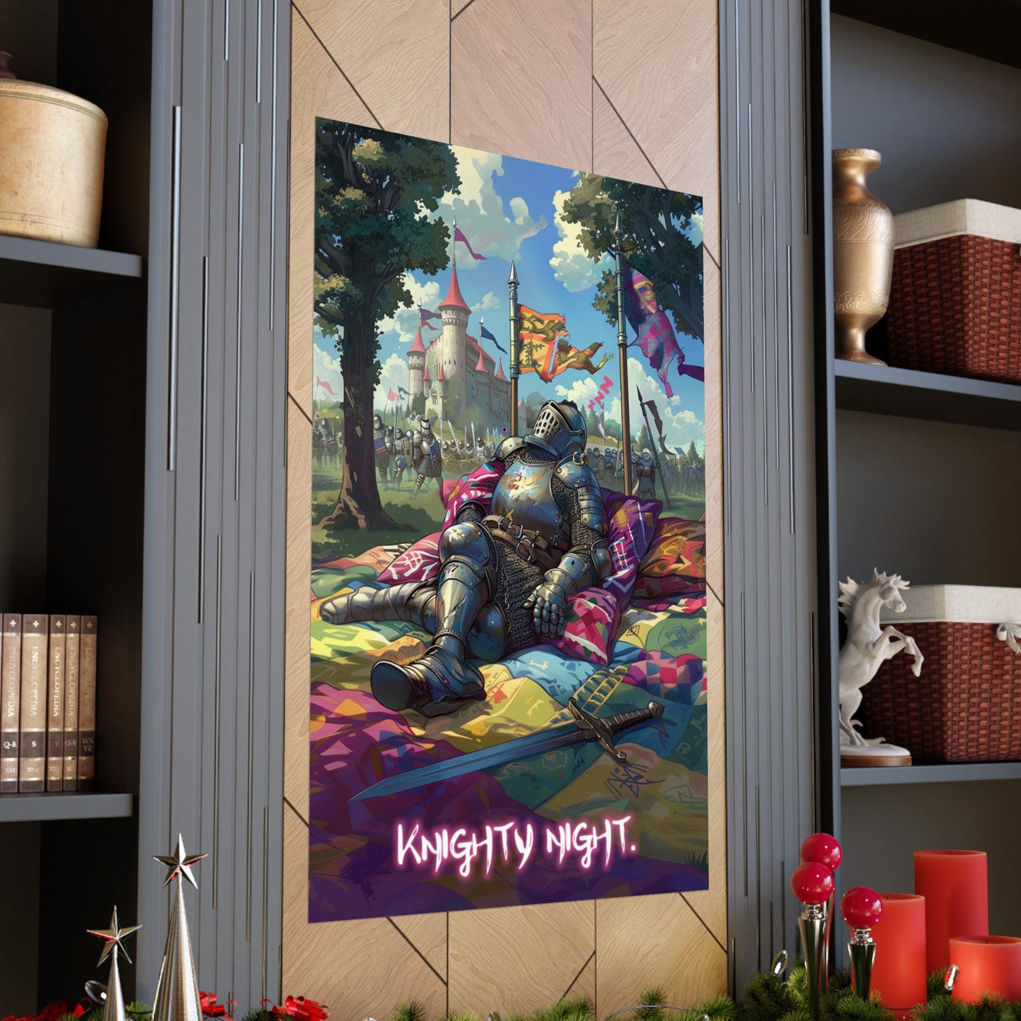 ‘Knighty Night’ - Matte Vertical Poster