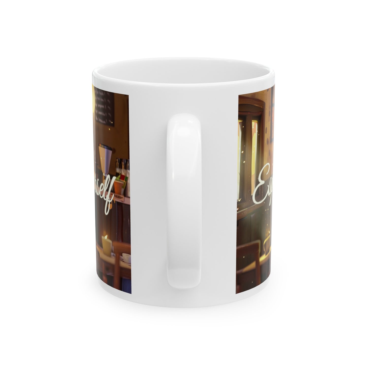 ‘Espresso Yourself’ Ceramic Mug (11oz, 15oz)