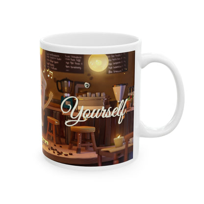 ‘Espresso Yourself’ Ceramic Mug (11oz, 15oz)